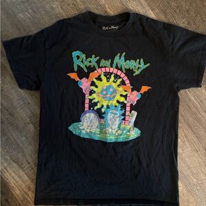 Cartoon Network Black Rick and Morty T-Shirt